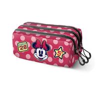 Disney minnie mouse class-estuche portatodo trick fan 2.2, rosa, 23 x