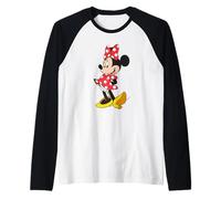 Disney Minnie Mouse Classic Pose Camiseta Manga Raglan