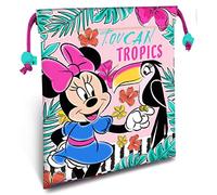 Disney Minnie Mouse Comida Bolsas Fiambreras bento-Porta Alimentos Artículos para el hogar Unisex Adulto, Multicolor (Multicolor), única