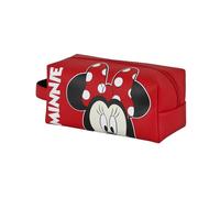 Disney Minnie Mouse Curious-Neceser de Viaje Brick Plus, Rojo, 25 x 12 cm