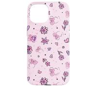 Disney Minnie Mouse Cute Pink Spring Sweetness Pattern Carcasa para iPhone 15