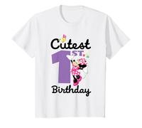 Disney Minnie Mouse Cutest First 1st Birthday Party Gift Camiseta