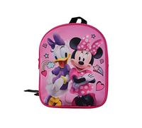 Disney Minnie Mouse Daisy Duck - Mochila infantil con bonito diseño (101) con gran compartimento principal, 24 x 20 x 10 cm, color rosa y rosa, Minnie & Daisy Rosa/Rosa (101), 24 x 20 x 10 cm