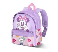 Disney Minnie Mouse Flower-Mochila Preescolar Joy, Lila 22 x 27 cm, Capacidad 5 L