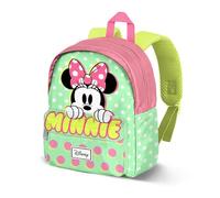 Disney Mochila preescolar Minnie Mouse Joy fluor 22 x 27 cm Capacidad 5 L Verde