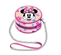 Disney Minnie Mouse Frozen 2-Mini Bolso con Cadena Redondo, 9 x 9 cm, Rosa Floral