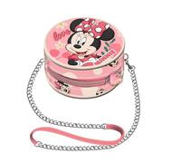 Disney Minnie Mouse Frozen 2-Mini Bolso con Cadena Redondo, 9 x 9 cm, Rosa Garden