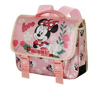 Disney Minnie Mouse Garden-Mochila Cartable 2.0, Rosa, 38 x 30 cm, Capacidad 13.5 L