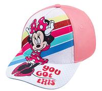 Disney Minnie Mouse Girls Baseball Cap - Rainbow Design - Ages 2-4 Years - Adjustable