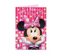 Disney Minnie Mouse Have A bow-rific día Tarjeta de cumpleaños
