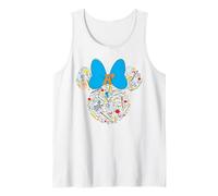 Disney Minnie Mouse Icon First 100 Days of School 100th Day Camiseta sin Mangas