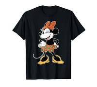 Disney Minnie Mouse in Orange & Green Color Trend Wink Pose Camiseta