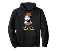 Disney Minnie Mouse in Orange & Green Color Trend Wink Pose Sudadera con Capucha
