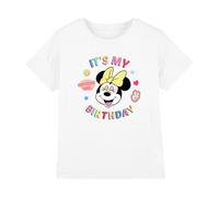 Disney Minnie Mouse It's My Birthday Girls T Shirt, 7-8 A