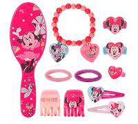 Disney Minnie Mouse - Juego de 11 piezas de accesorios para el cabello para niñas y niños