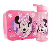 Disney Minnie Mouse - Juego de almuerzo de 2 piezas (Minnie rosa)