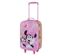 Disney Minnie Mouse Kitten-Maleta Trolley Soft 3D, Rosa, 17 x 33 x 52 cm, Capacidad 26 L