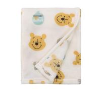 Disney Minnie Mouse Love to Love - Manta para bebé de Forro Polar Coral súper Suave con Apliques, Rosa, Blanco, Negro, Oro Rosa