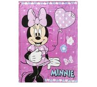 Disney Minnie Mouse Manta de Forro Polar, Rosa, 100x140 cm