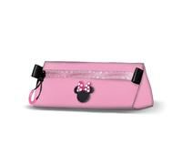 Disney Minnie Mouse MM-Triangle - Estuche para lápices, Rosa, 21 x 8 cm
