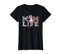Disney Minnie Mouse Mom Life Camiseta, Mujer, Negro, S