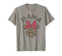Disney Minnie Mouse Mother's Day Leopard Print Mama Camiseta