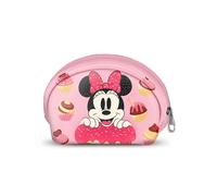 Disney Minnie Mouse Muffin-Monedero Oval Casual, Rosa, 12 x 9 cm
