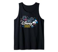 Disney Minnie Mouse My First Disney Cruise Fireworks Camiseta sin Mangas