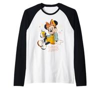 Disney Minnie Mouse Natural Charmer Fall Patchwork Style Camiseta Manga Raglan