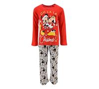 Disney Minnie Mouse Niñas Pijama Largo (Roja,8 años)