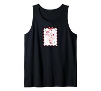 Disney Minnie Mouse Oh My PJs Cozy Christmas Holiday Stamp Camiseta sin Mangas