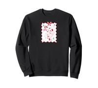 Disney Minnie Mouse Oh My PJs Cozy Christmas Holiday Stamp Sudadera