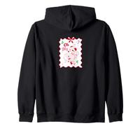 Disney Minnie Mouse Oh My PJs Cozy Christmas Holiday Stamp Sudadera con Capucha