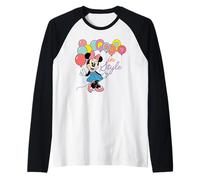 Disney Minnie Mouse "Party in Style" Cute Group Matching Camiseta Manga Raglan