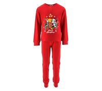 Disney Minnie Mouse Pijamas para Niñas, Camiseta y Pantalon Largo para Niñas, Pijama Navideño 2 Piezas Algodon Infantil, Talla 8 Años | Niña