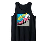 Disney Minnie Mouse Racing Team "VROOOM" Race Car Driver Camiseta sin Mangas