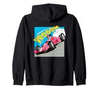 Disney Minnie Mouse Racing Team "VROOOM" Race Car Driver Sudadera con Capucha