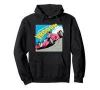 Disney Minnie Mouse Racing Team "VROOOM" Race Car Driver Sudadera con Capucha