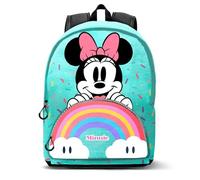 Disney Minnie Mouse Rainbow-FAN HS Mochila 3.0, Turquesa, 31 x 41 cm, Capacidad 22 L