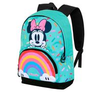 Disney Minnie Mouse Rainbow-FAN HS Mochila 3.0, Turquesa, 31 x 41 cm, Capacidad 22 L