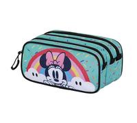 Disney Minnie Mouse Rainbow-Trick Fan 2.2 - Estuche para lápices, Turquesa, 23 x 11 cm