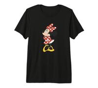 Disney Minnie Mouse Red Polka Dot Dress & Bow Yellow Shoes Camiseta premium