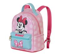 Disney Minnie Mouse Ribbon-Mochila Heady Pequeña, Rosa, 22 x 25 cm, Capacidad 5 L