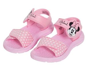 Disney Minnie Mouse - Sandalias de verano para niñas, zapatos de playa impermeables de EVA, Pink, 11 UK Child