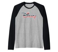 Disney Minnie Mouse Script Logo Vacation Trip Matching Camiseta Manga Raglan