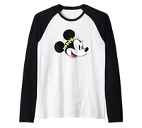 Disney Minnie Mouse Shamrock Crown St. Patrick's Day Camiseta Manga Raglan