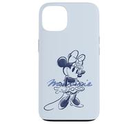 Disney Minnie Mouse Sketch con nombre Retro Vintage Art Style Carcasa para iPhone 13