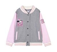 Disney Minnie Mouse Sudadera para Niñas, Chaqueta Cálida y Suave Algodon, Sueter Universitario Minnie Regalo para Niñas, Talla 12 Años