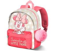 Disney Minnie Mouse Sweetest-Joy Mochila + Accesorio, Rojo 22 x 27 cm, Capacidad 5 L
