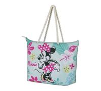 Disney Bolsa de playa Minnie Mouse Tropic Soleil Verde 52 x 37 cm